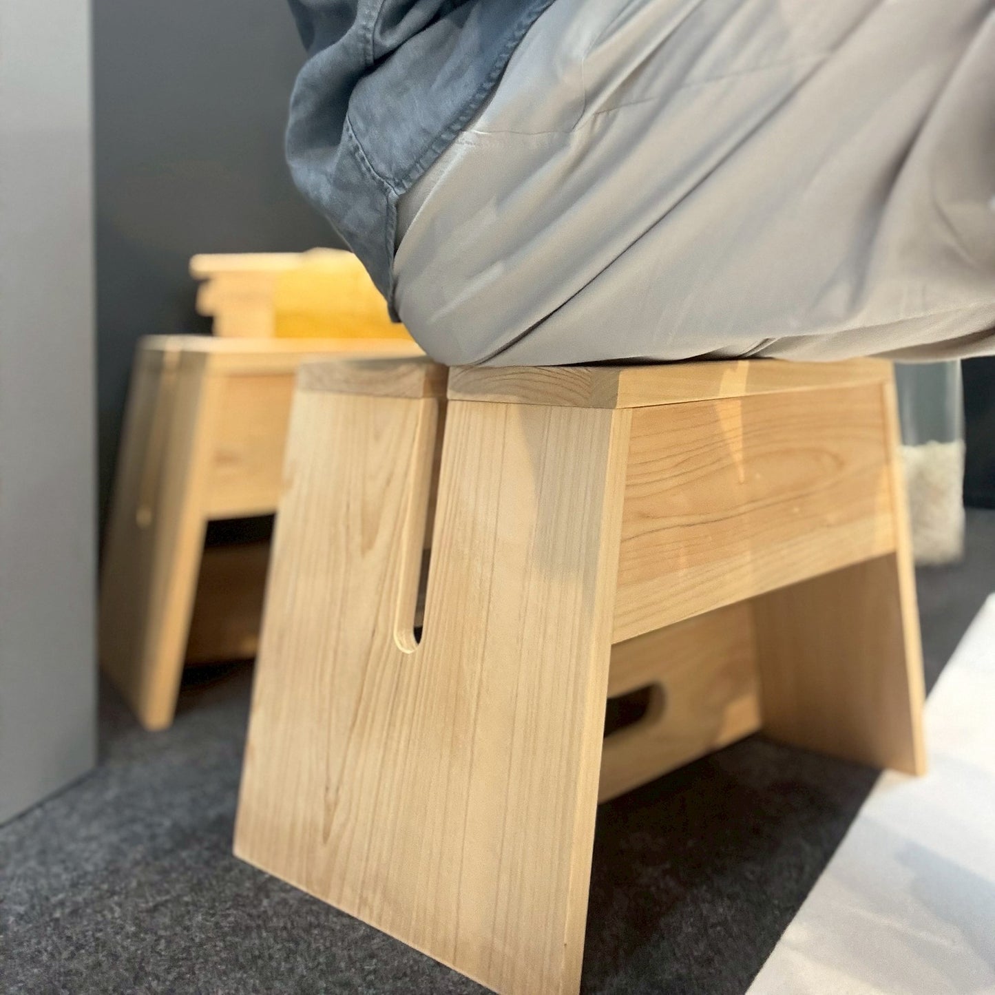 DIY Stool & Storage Box Made from Japanese Hinoki Cypress