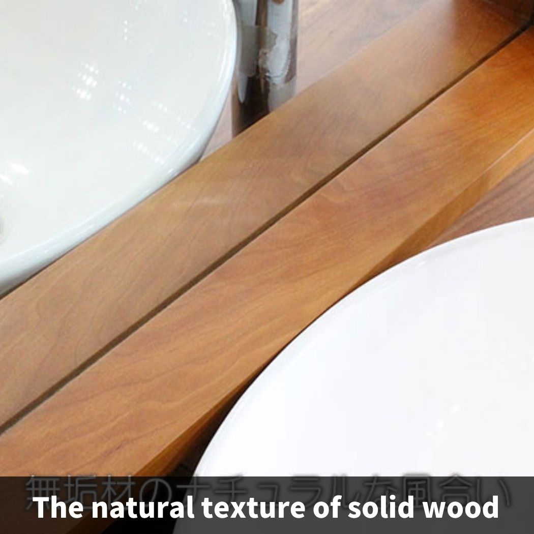 Custom-sized mirrors with a maple frame, known for its elegant wood grain.