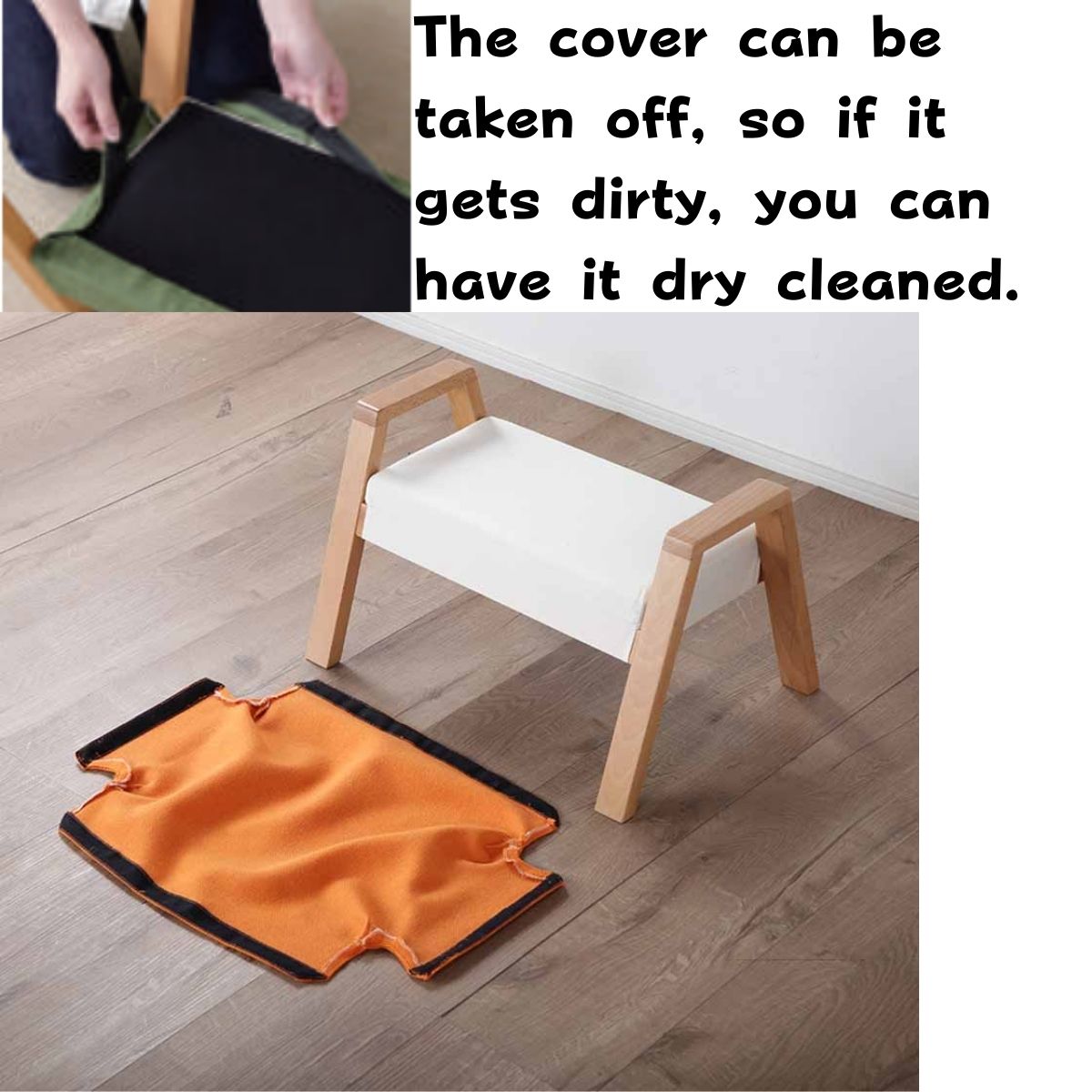 ZAGAKU Floor Chair | Washable, Stackable, Low-VOC | Made in Ōkawa, Japan