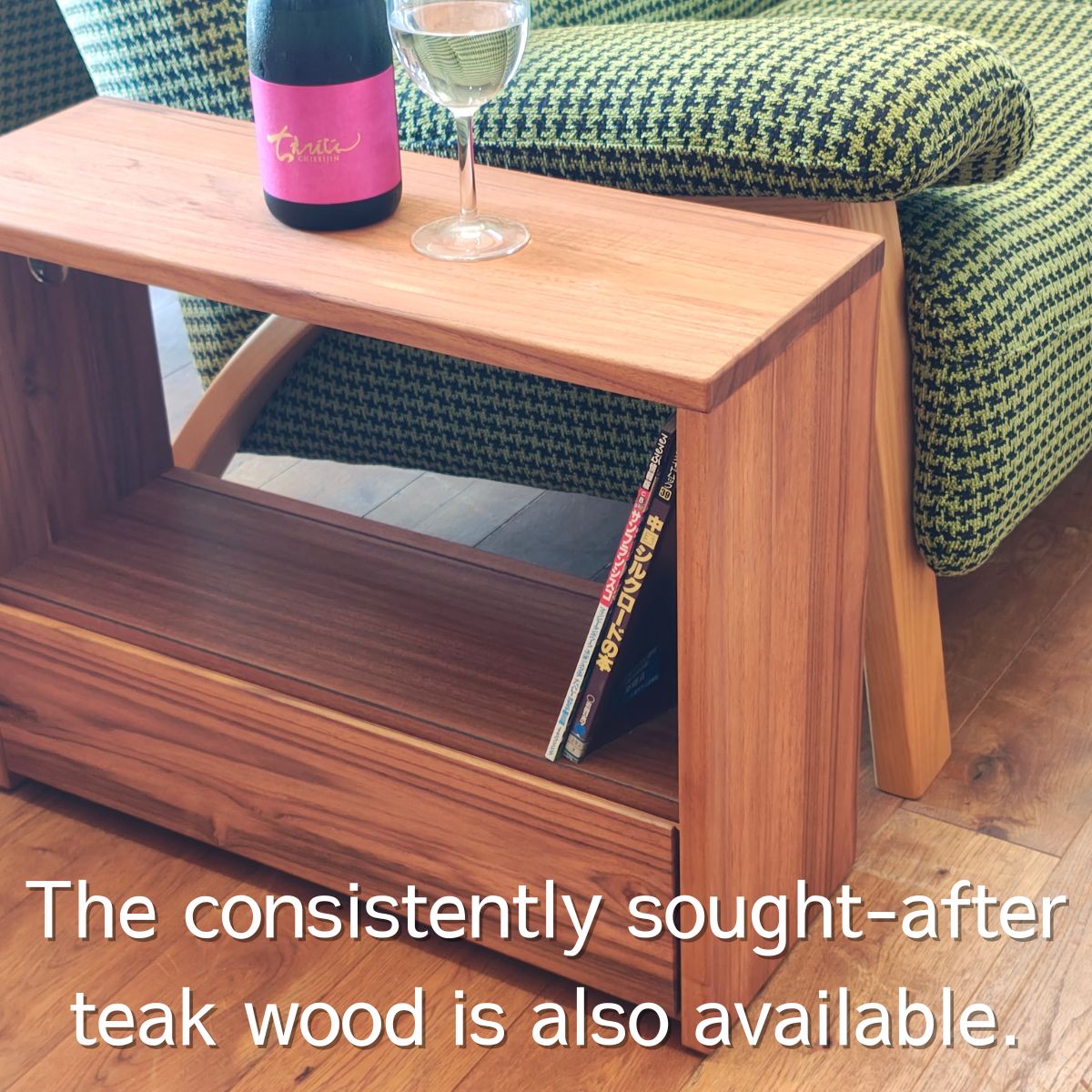 Oka|Solid Wood Side Table — Japanese Craftsman-Built, Fully Assembled