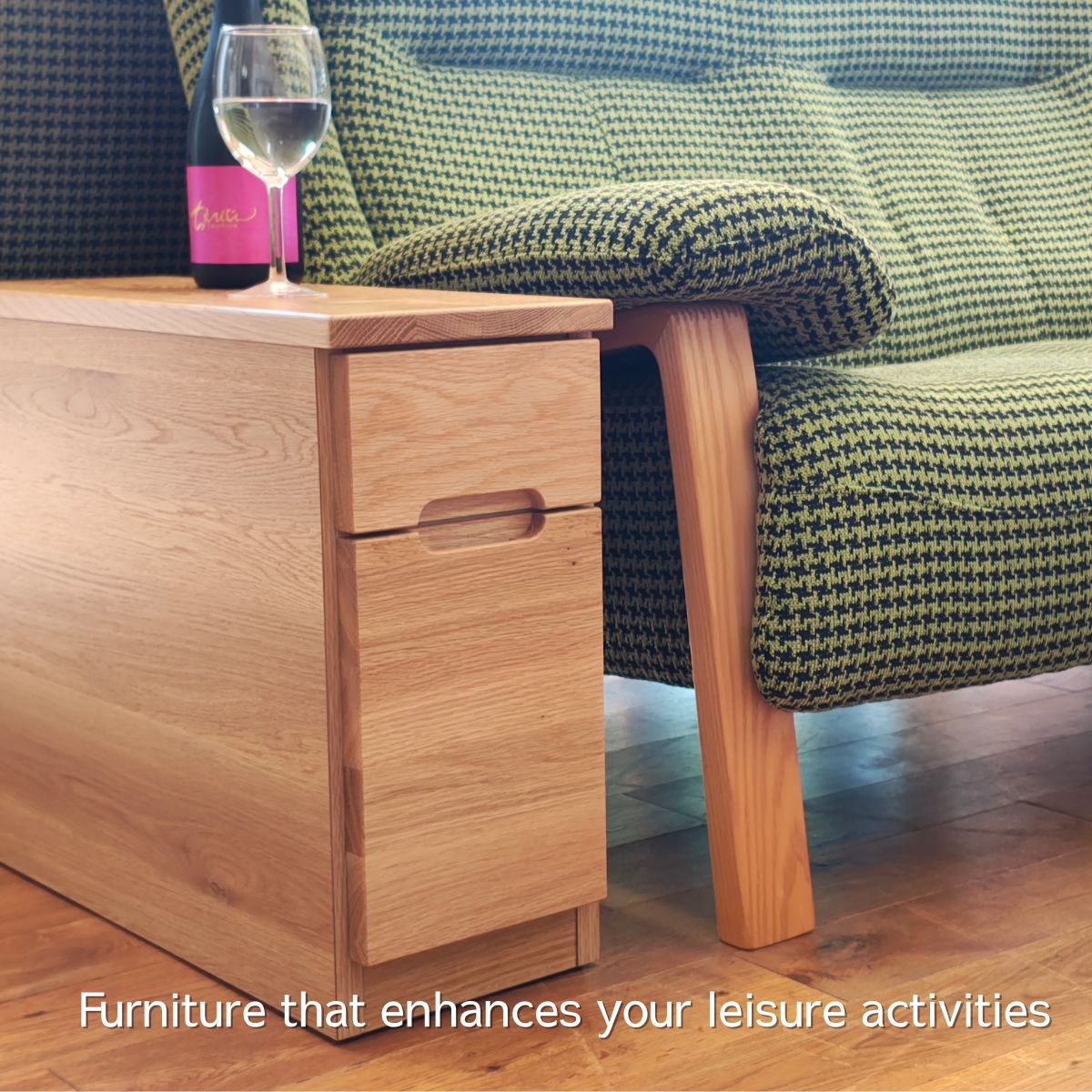 Oka|Solid Wood Side Table — Japanese Craftsman-Built, Fully Assembled