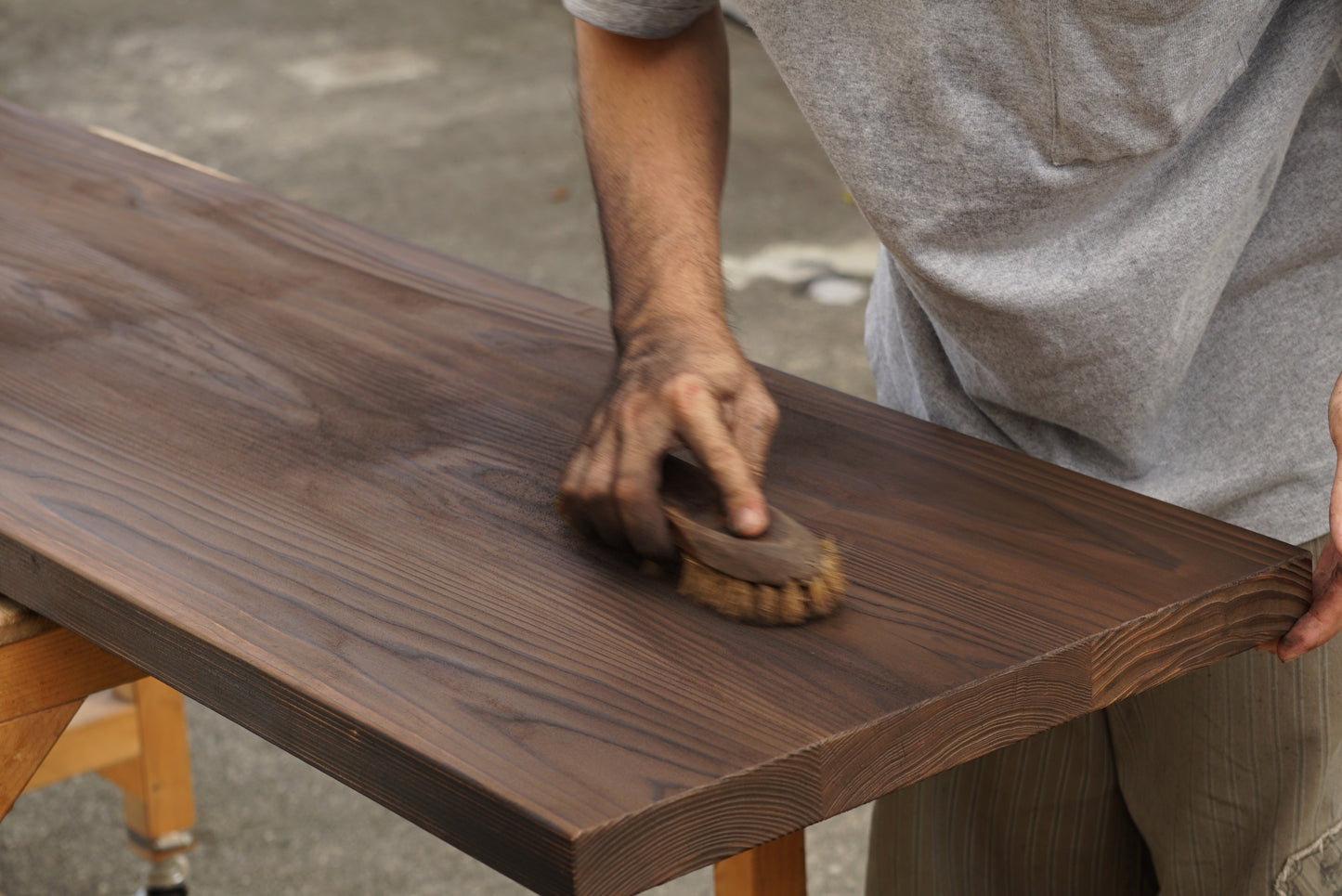 【 Fully Custom-made】Yakisugi (Charred Cedar) coffee table