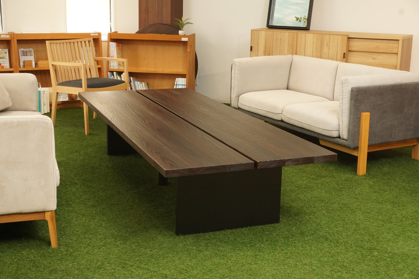 【 Fully Custom-made】Yakisugi (Charred Cedar) coffee table
