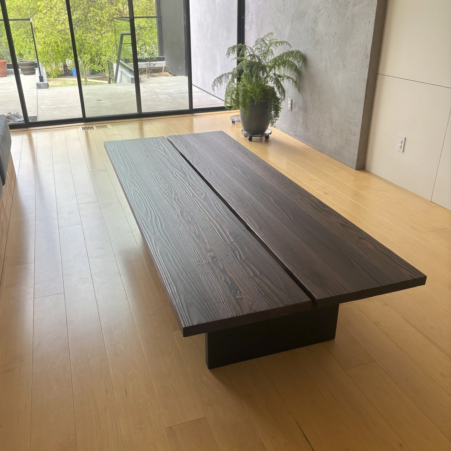 【 Fully Custom-made】Yakisugi (Charred Cedar) coffee table