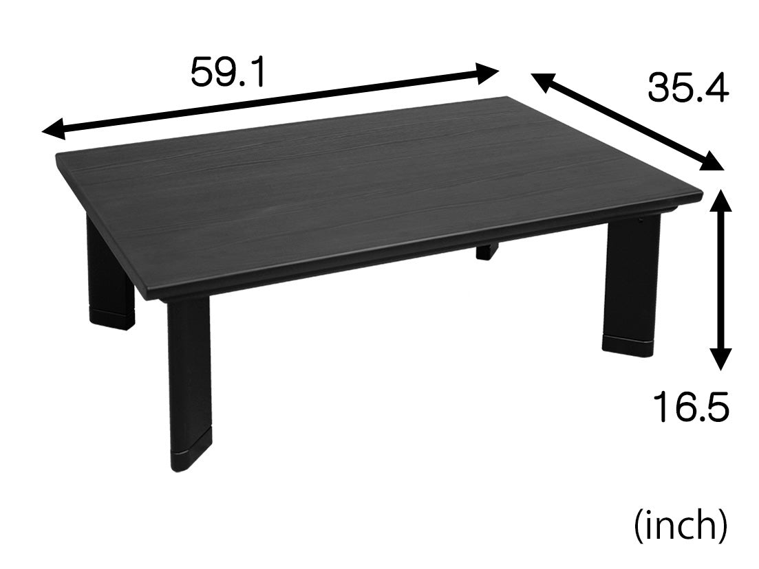 Japanese Cedar Kotatu Ayano - Low table with Electric Heater