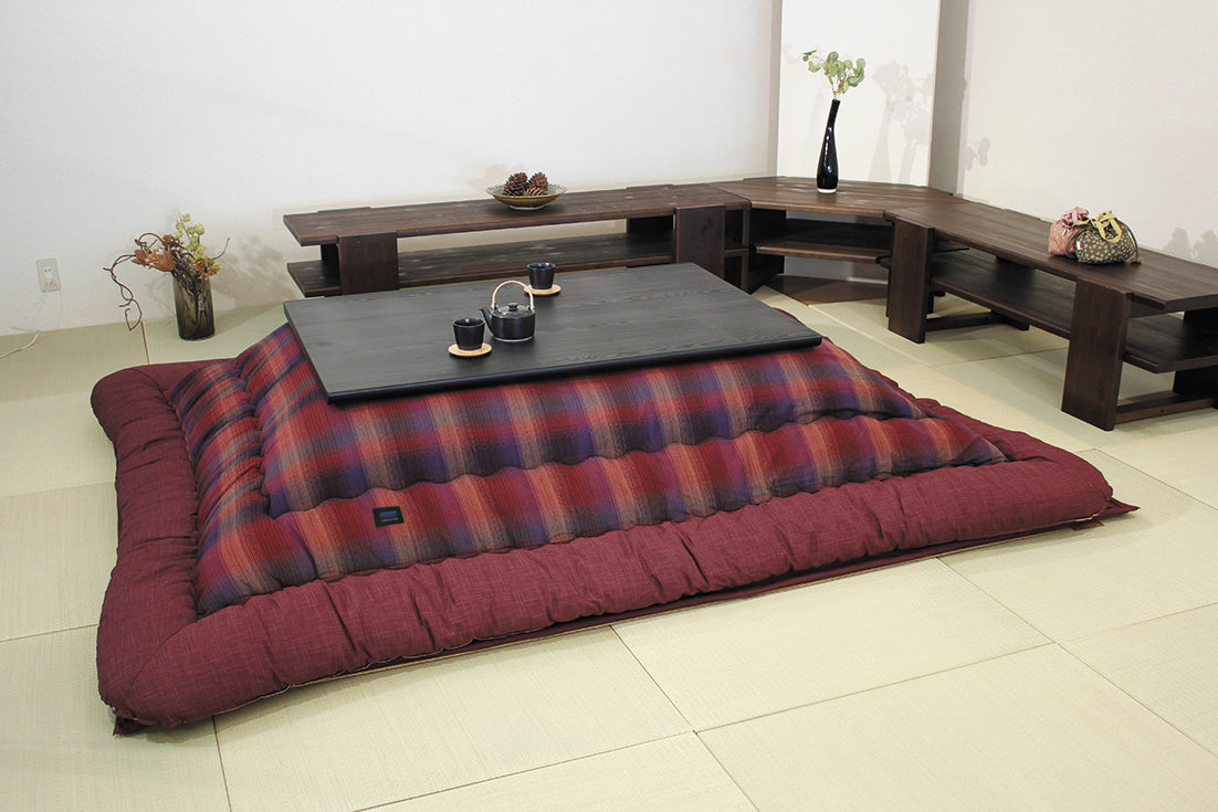 Japanese Cedar Kotatu Ayano - Low table with Electric Heater