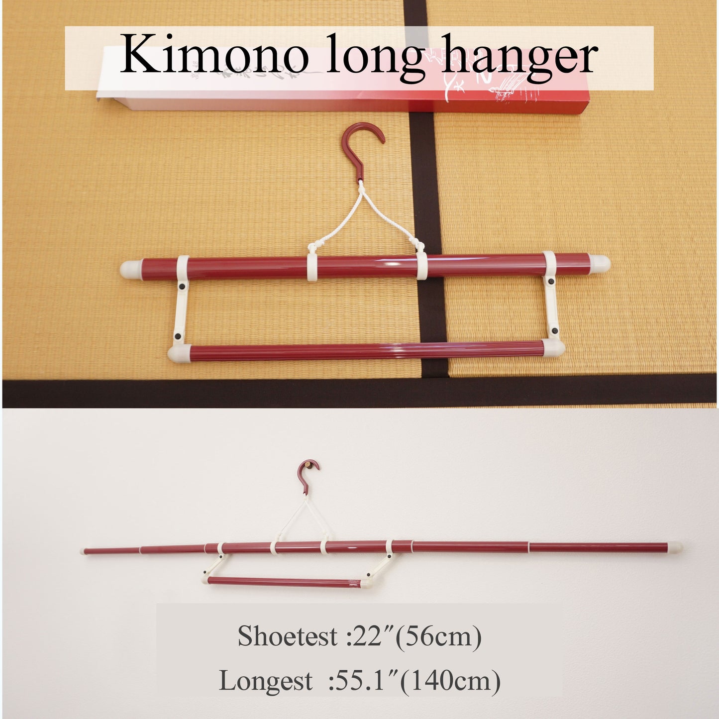 Kimono Storage Box with Hanger & Tatoushi – 1-Tier