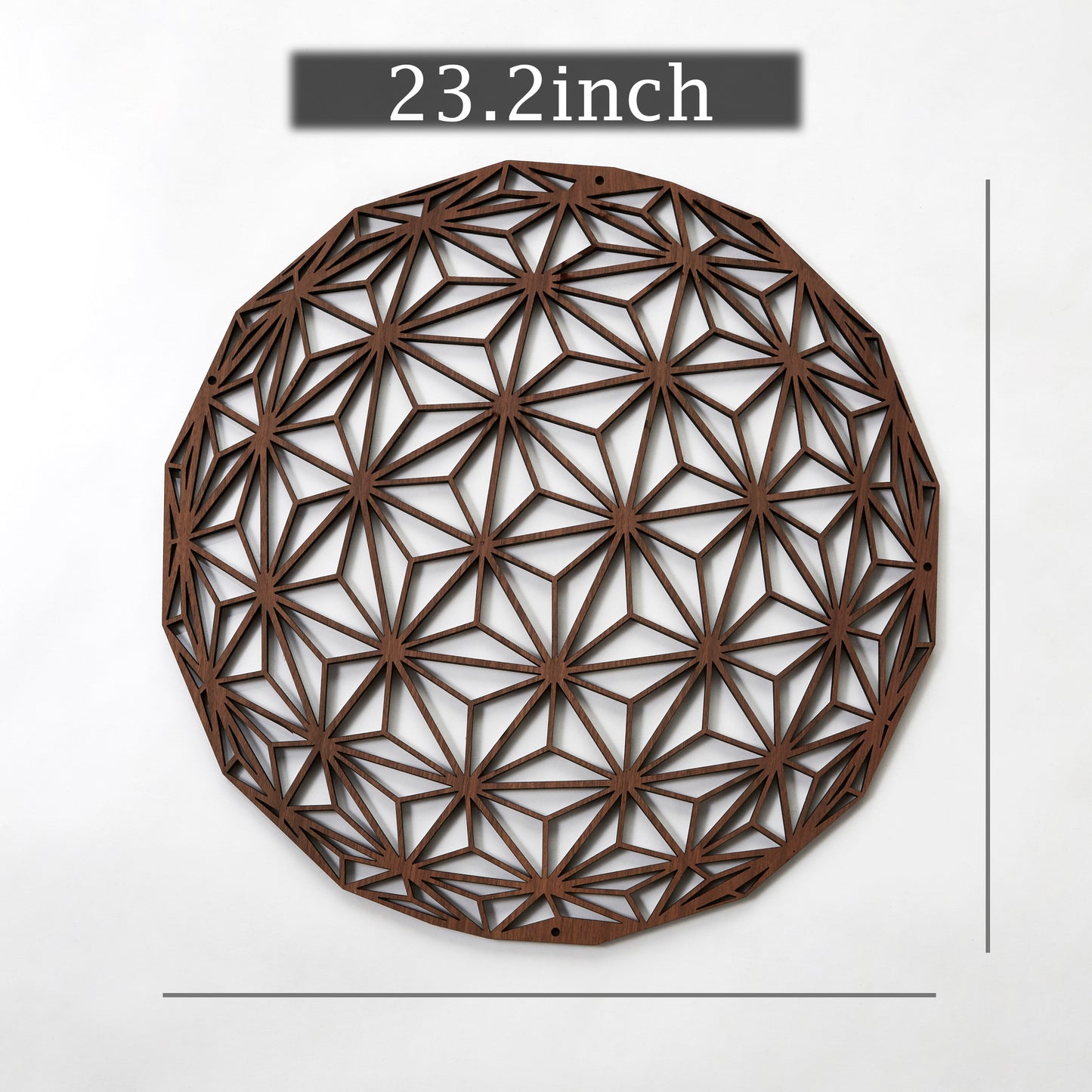 Size is 23.2 inches in diameter