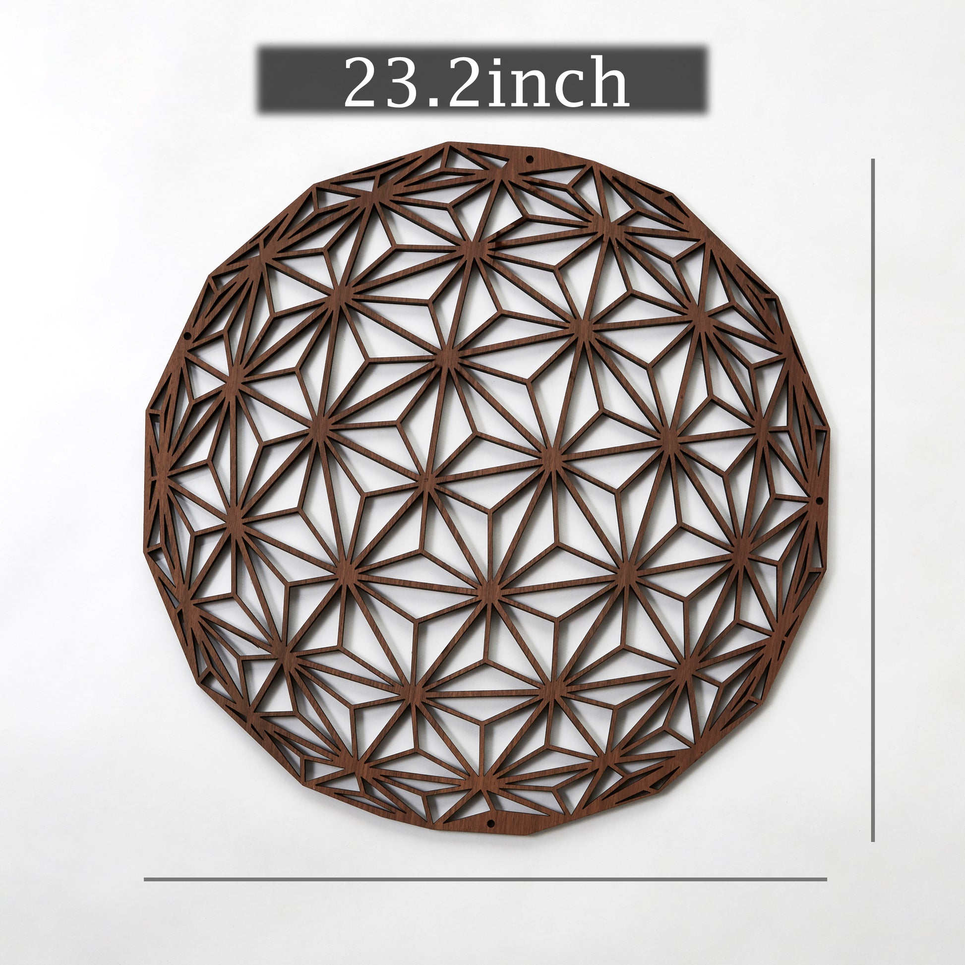 Size is 23.2 inches in diameter