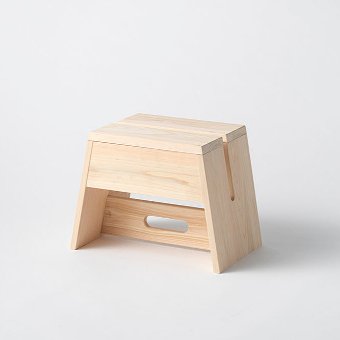 DIY Stool & Storage Box Made from Japanese Hinoki Cypress