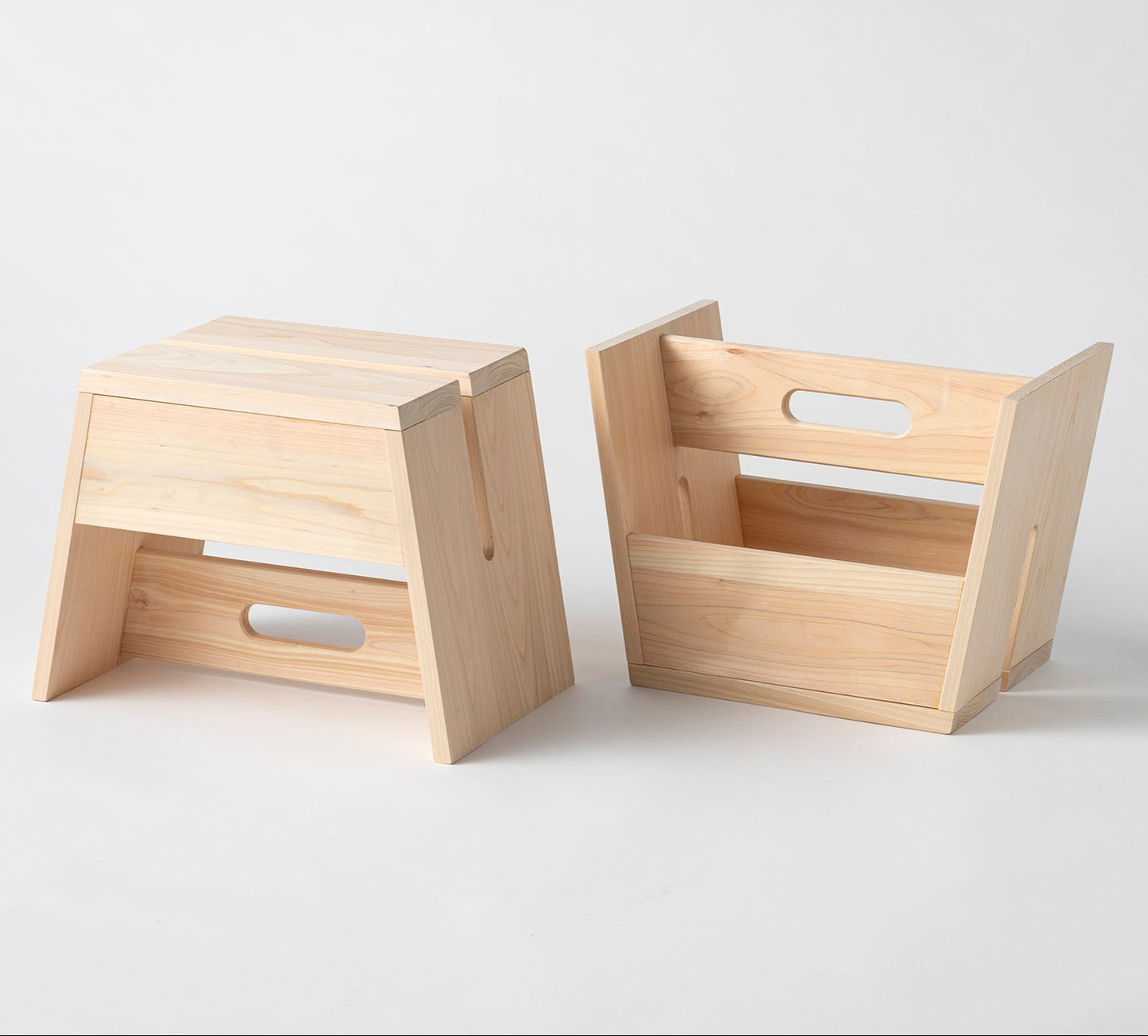 DIY Stool & Storage Box Made from Japanese Hinoki Cypress