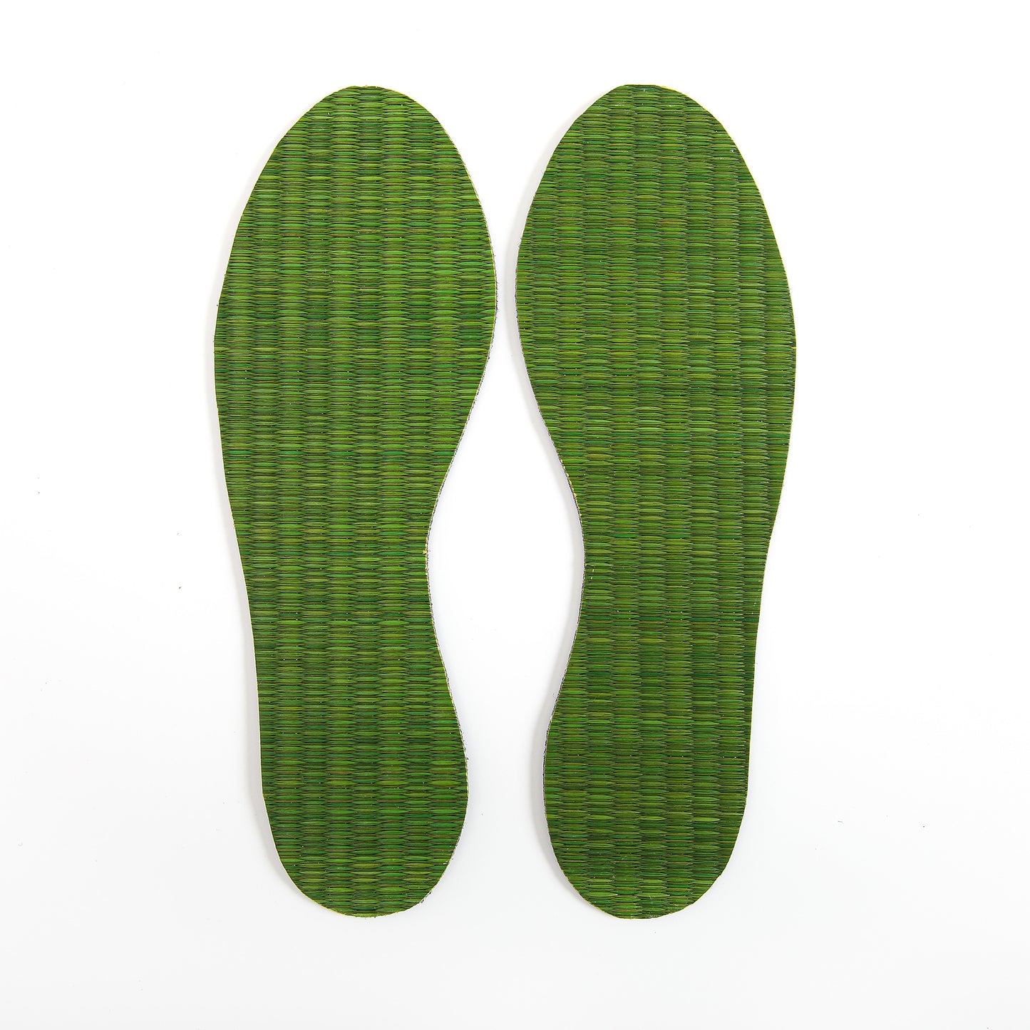 Japanese rush grass insoles that can be cut to fit shoes, for prevention of athlete's foot and foot swelling