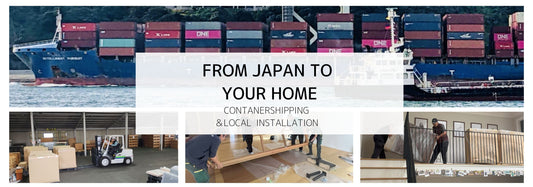 Containerized transportation of furniture from Japan, local in-home installation and our experience