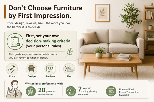 Furniture Buying Guide: 5 Rules for Choosing the Right Furniture