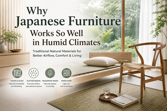 Why Japanese Furniture Works So Well in Humid Climates