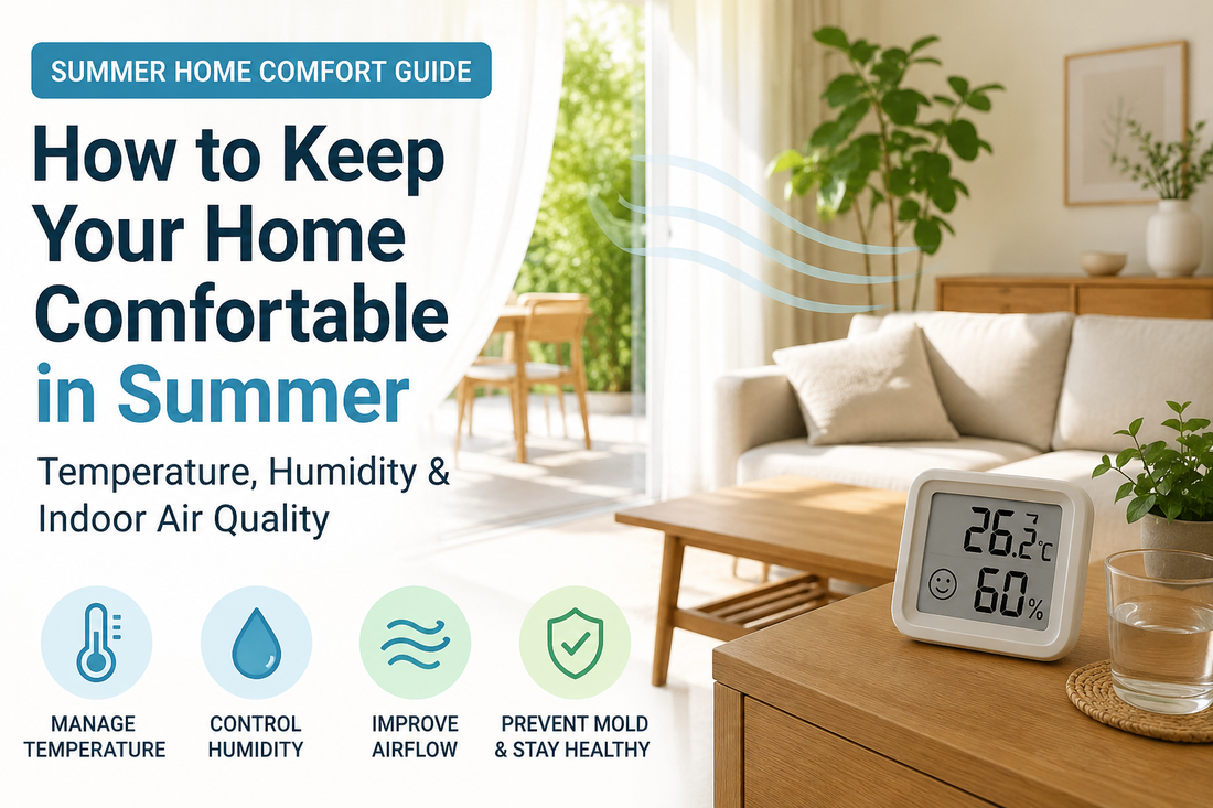 How to Keep Your Home Comfortable in Summer: Temperature, Humidity & Indoor Air Quality