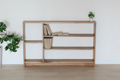 Labook Slim Solid Wood Shelf – Custom Sizes & Wood Options
