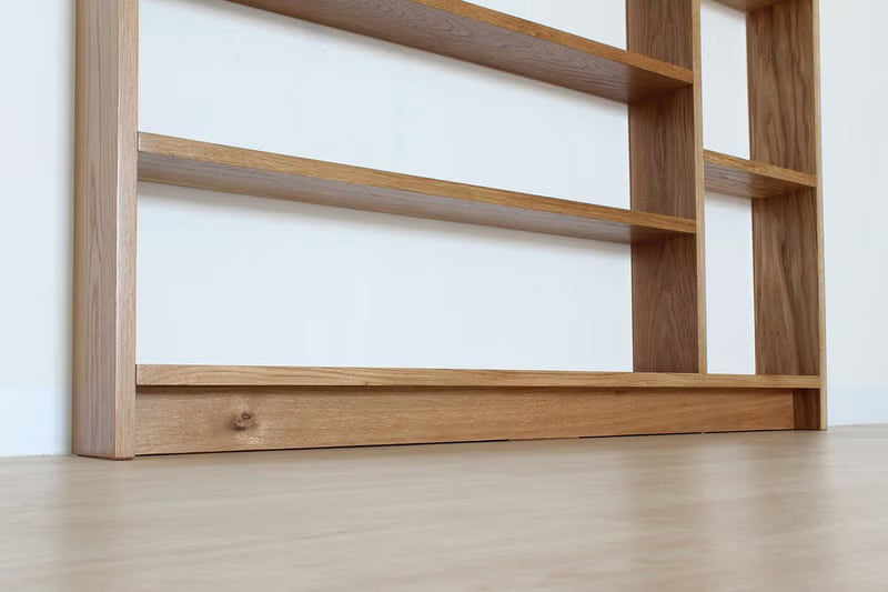 Labook Slim Solid Wood Shelf – Custom Sizes & Wood Options