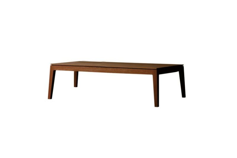 Minimalist Japanese Furniture.Mol Low Table (43.3"/51.2" - 110cm/130cm, Oak/Walnut)