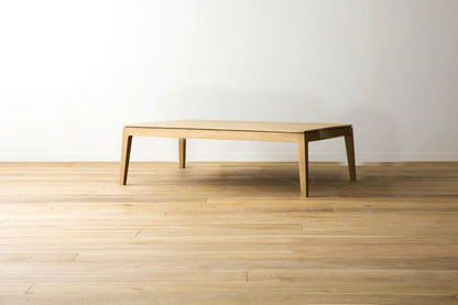 Minimalist Japanese Furniture.Mol Low Table (43.3"/51.2" - 110cm/130cm, Oak/Walnut)