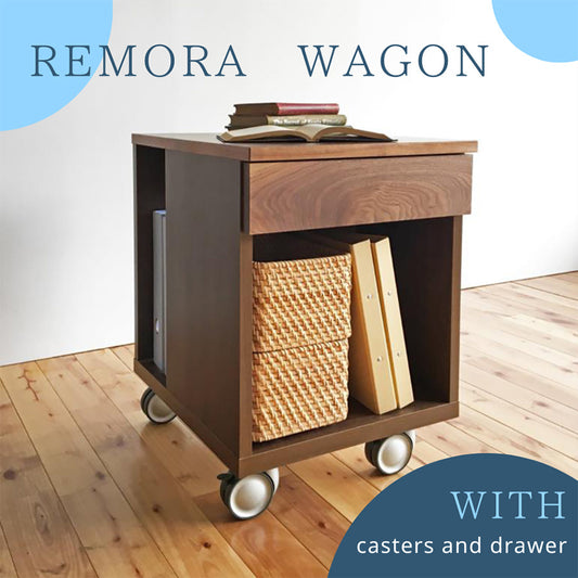 Lemora open wagon, Made in Japan, drawer, caster, for Bookstand