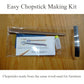 Easy chopsticks handmade kit of natural wood used for furniture
