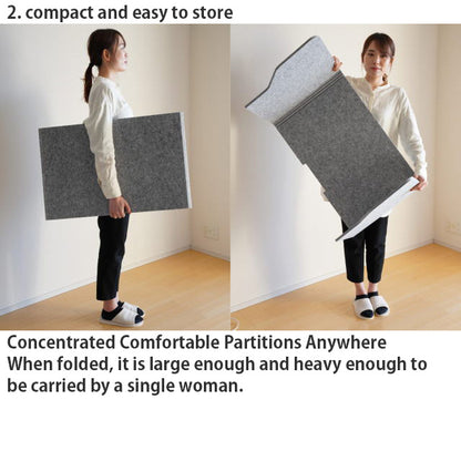 Comfortable concentration partitions for anywhere concentration space,silent,portable