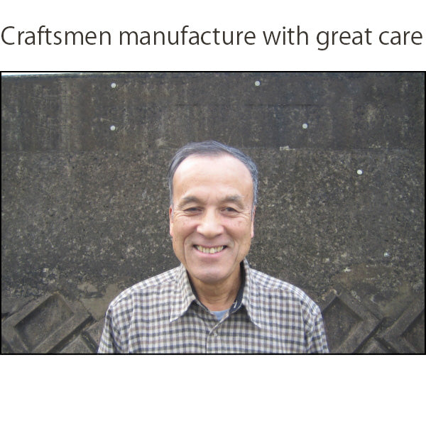 Craftsmen manufacture with great care
