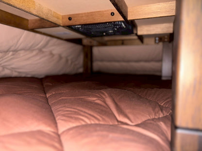 Japanese Ash Wood Grain Veneer Checkered Pattern Kotatsu - Rocca