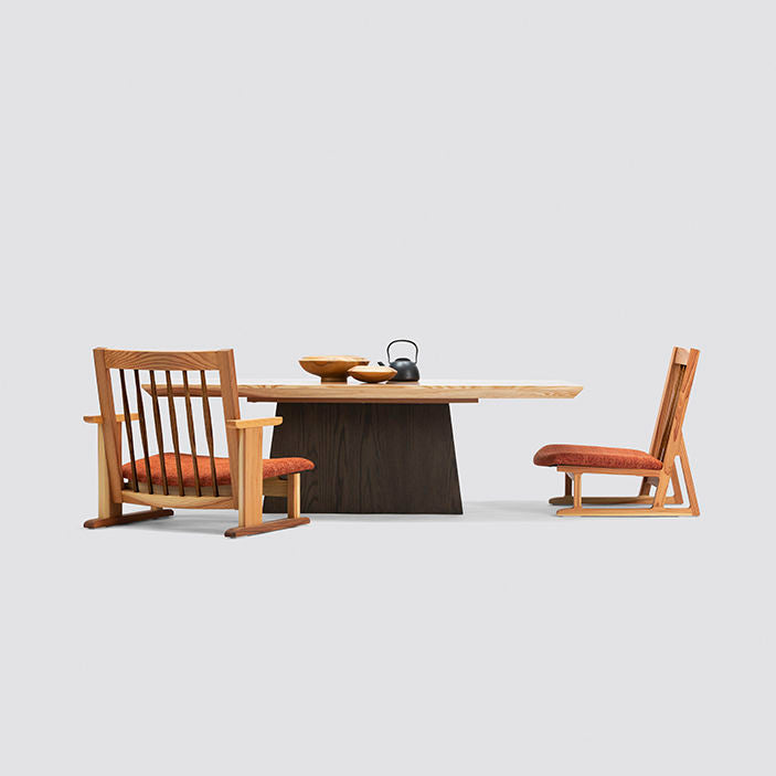 Japanese Solid Wood Japandi Low Chair - Virtue