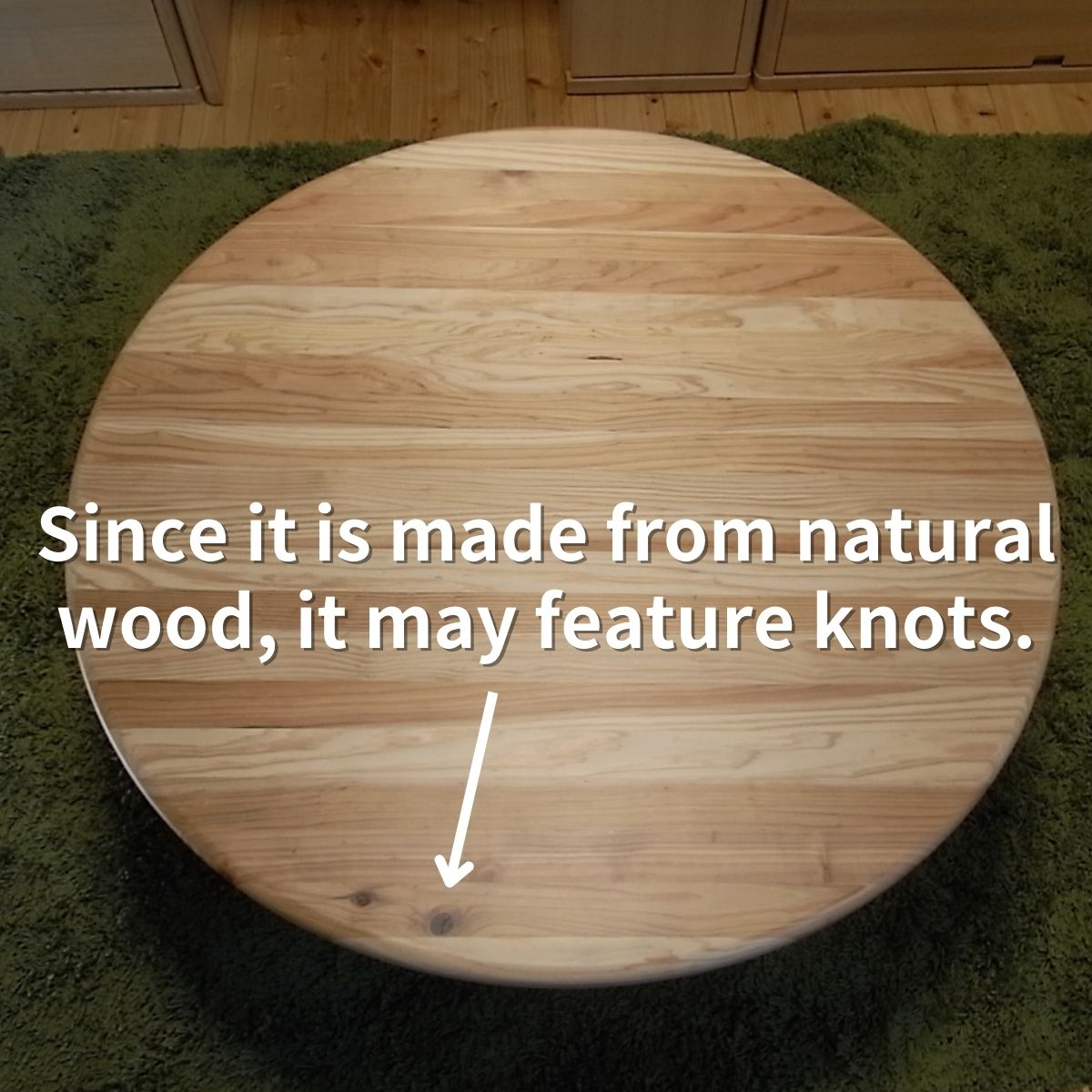 Safe and Sustainable Round Dining Table