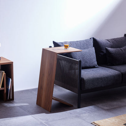 Japanese-Made 2-Way Solid Wood Coffee Table