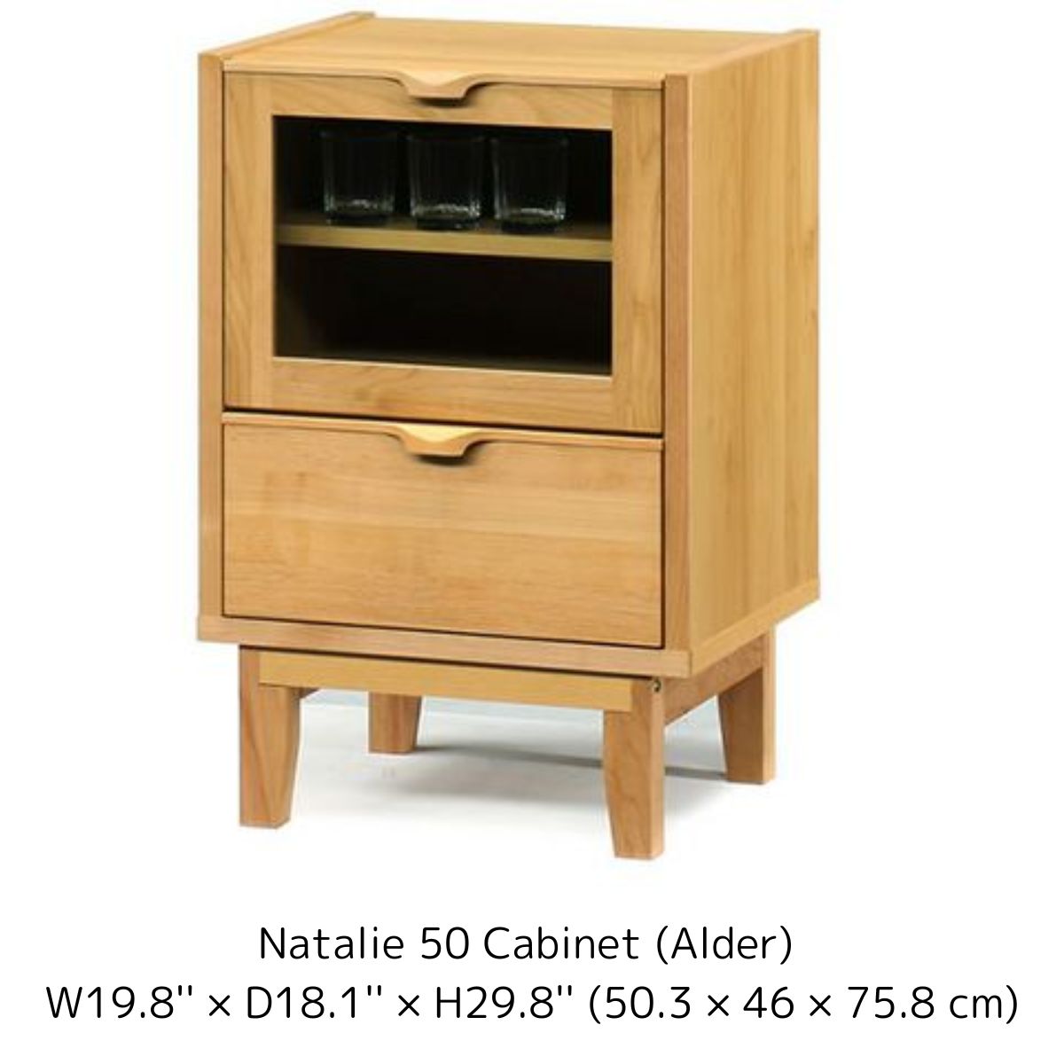 Stylish Storage with Beautiful Solid Wood Handles