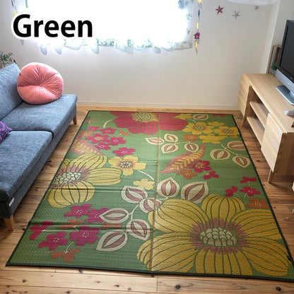 Kumamoto rush grass rug mat 191×250cm 3 tatami mat size Hana-no-Megumi Plump