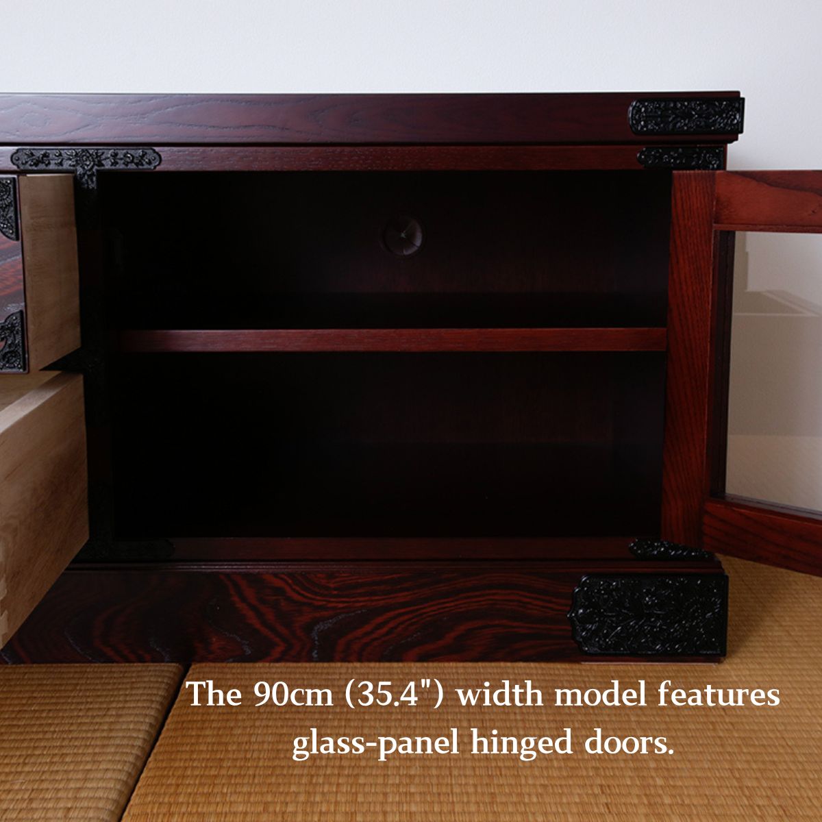 【Yoshino Mingei Keyaki Wood】Timeless Japanese Craftsmanship in a TV Stand