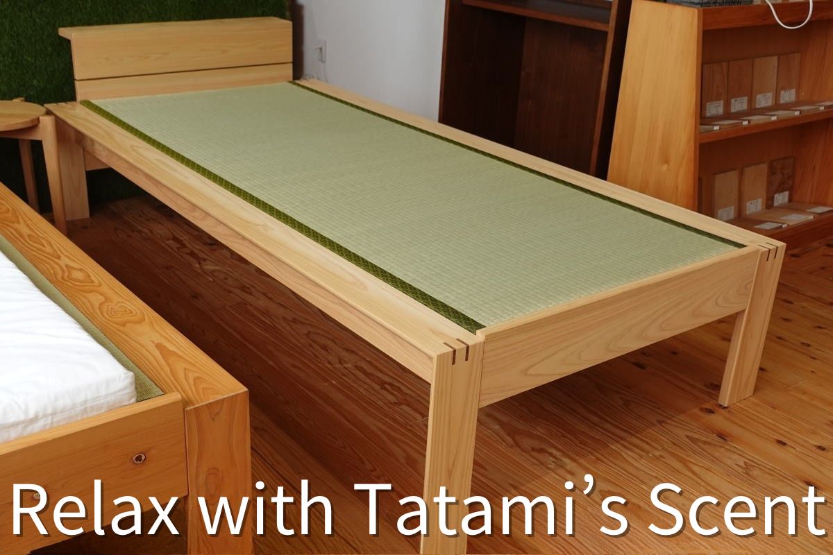 Japanese Cypress Hinoki Tatami Bed | Sleep with the Soothing Scent of Tatami