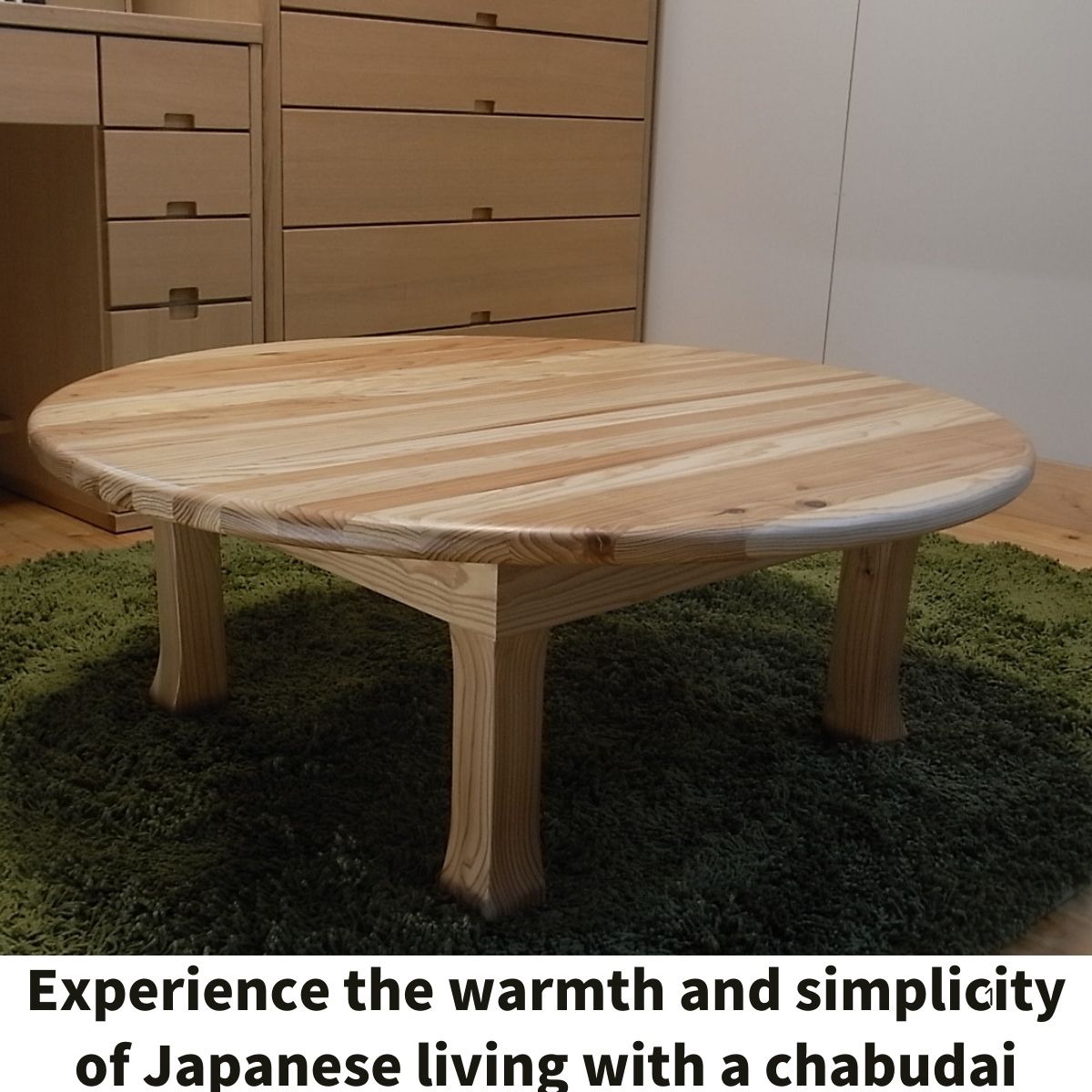 Japanese Cedar Folding Chabudai Table - UEKI – okawakagu.com