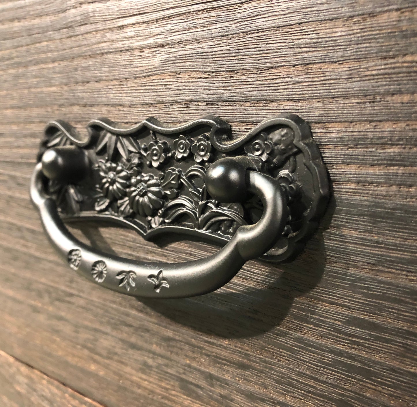 Burnt Solid Wood Chest of Drawers – Storage Cabinet Botan