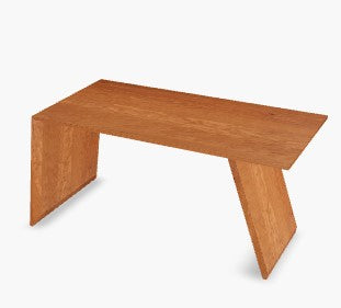 Japanese-Made 2-Way Solid Wood Coffee Table