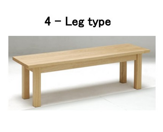 【 Fully Custom-made】Hinoki 4 Leg bench