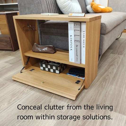 Oka｜Solid Wood Side Table — Japanese Craftsman-Built, Fully Assembled