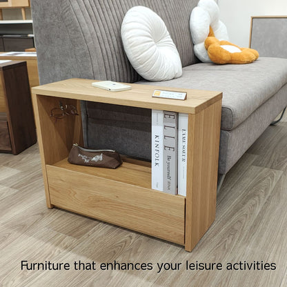 Oka｜Solid Wood Side Table — Japanese Craftsman-Built, Fully Assembled
