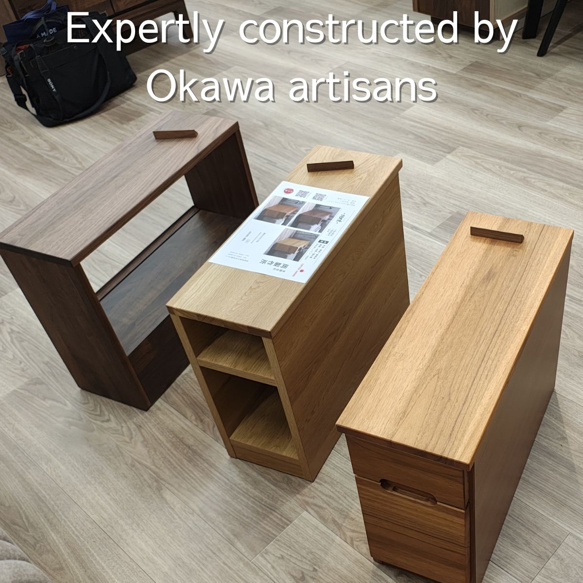 Oka｜Solid Wood Side Table — Japanese Craftsman-Built, Fully Assembled