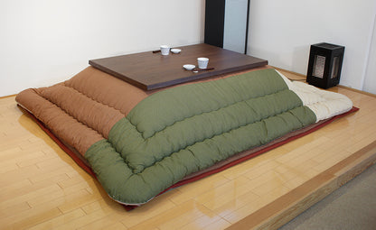 Noce - Stylish Walnut Kotatsu - Japanese Living Heated Table for All Seasons