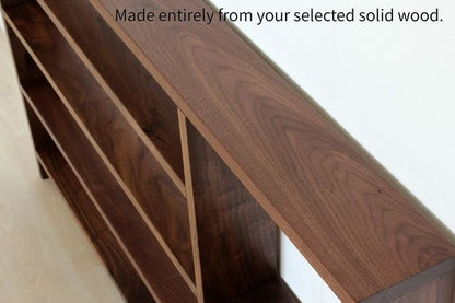 Labook Slim Solid Wood Shelf – Custom Sizes & Wood Options