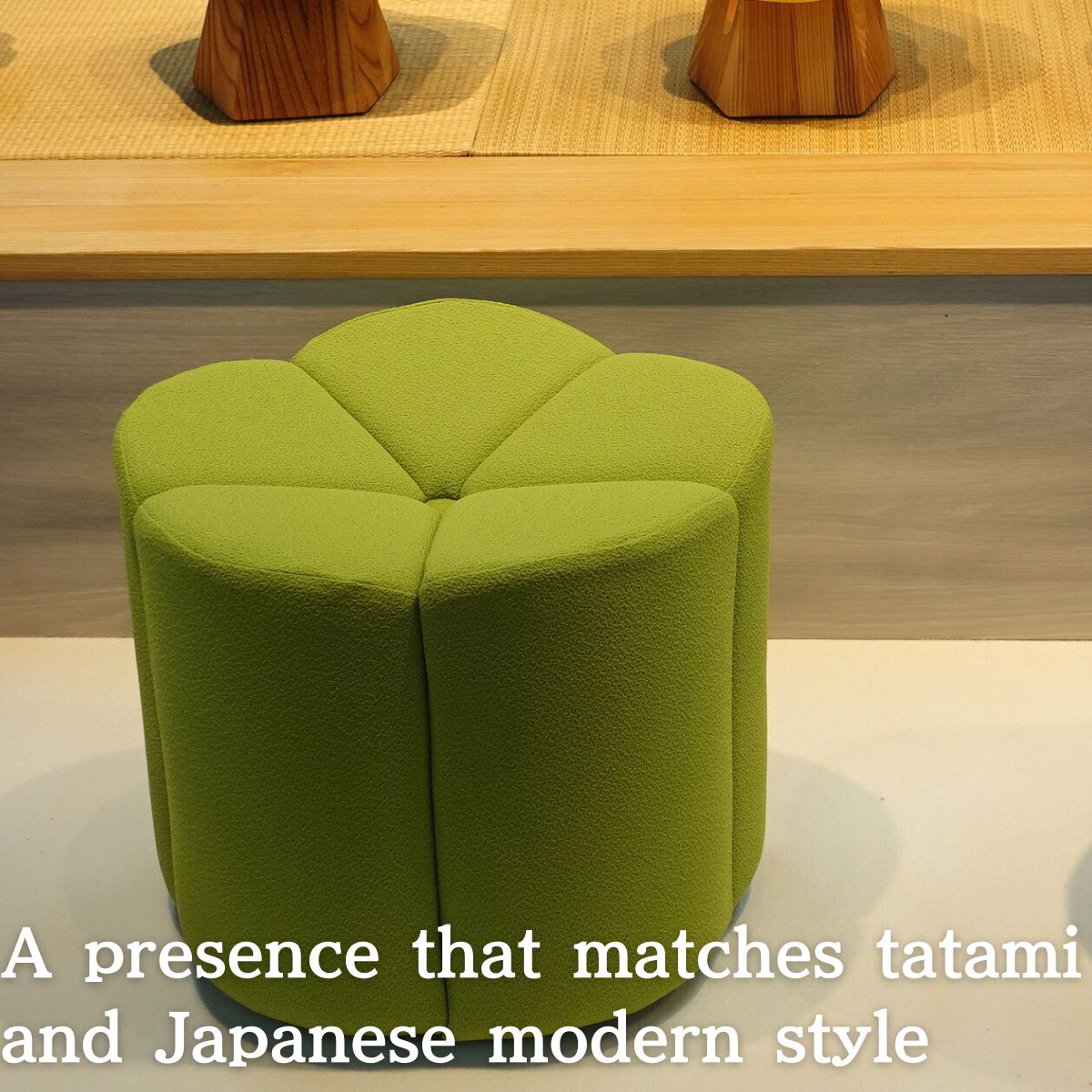 A Low Stool Inspired by Traditional Japanese Sweets