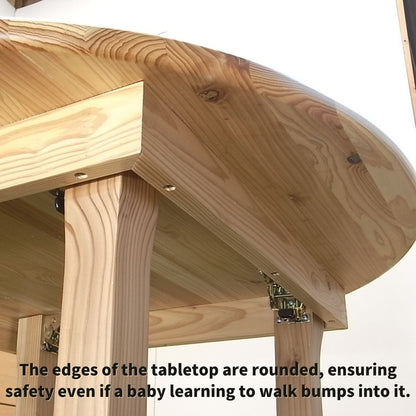 Safe and Sustainable Round Dining Table