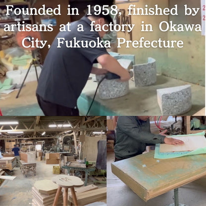 A Low Stool Inspired by Traditional Japanese Sweets