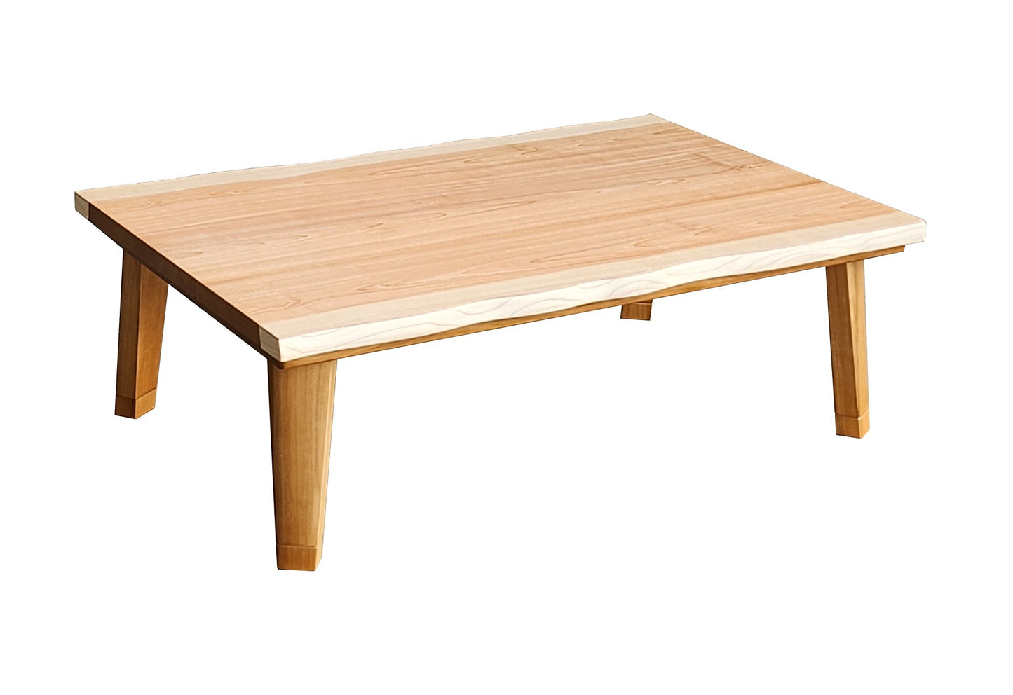 Made-in-Japan Kotatsu Table for Cozy Winters &amp; Elegant Living Rooms (Live-Edge Style)