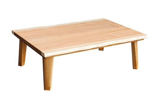 Made-in-Japan Kotatsu Table for Cozy Winters &amp; Elegant Living Rooms (Live-Edge Style)